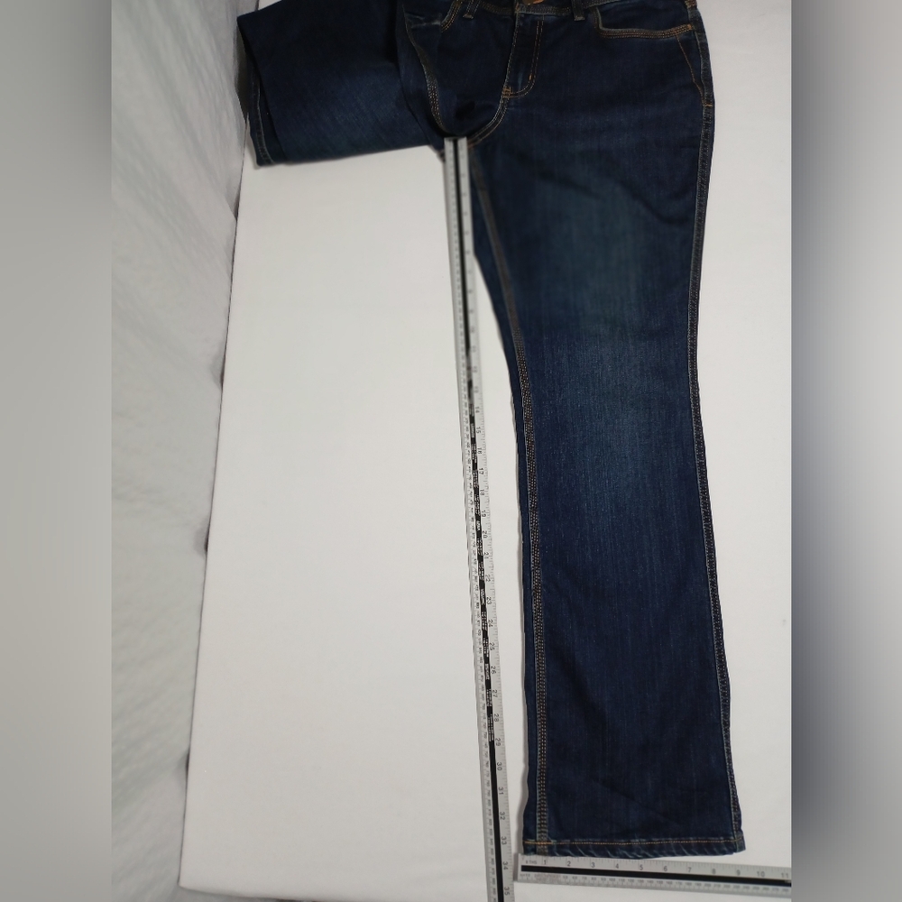 Carhartt Ladies Relaxed Fit Boot Cut Jasper Jeans NWT (RARE) 12 Tall - Picture 9 of 12